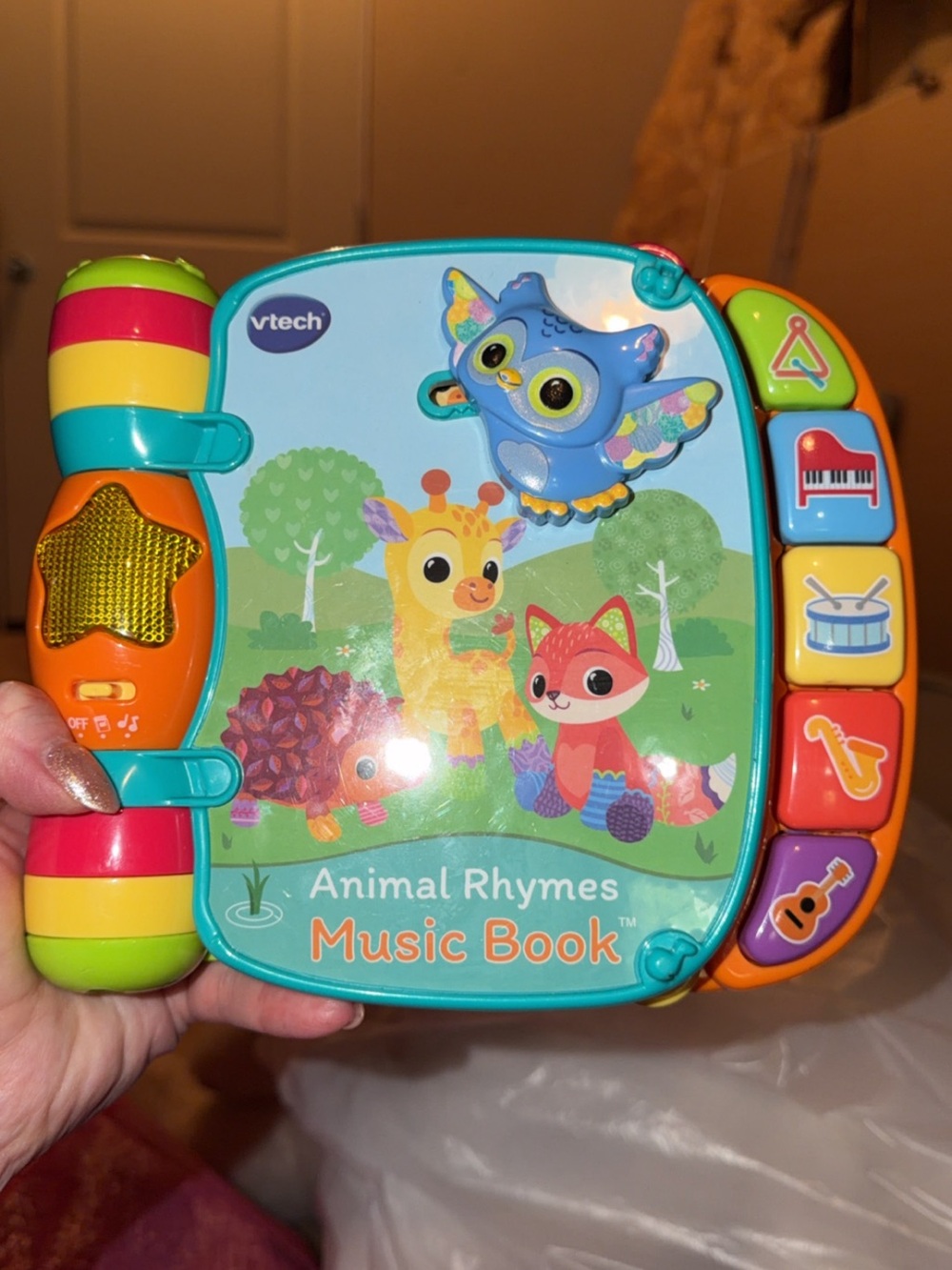 VTech Animal Rhymes Music Book - Blue Multi-Color